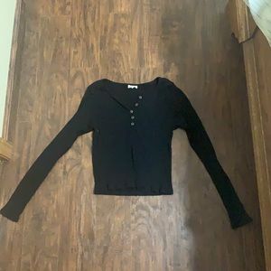 black heart&hips henley top